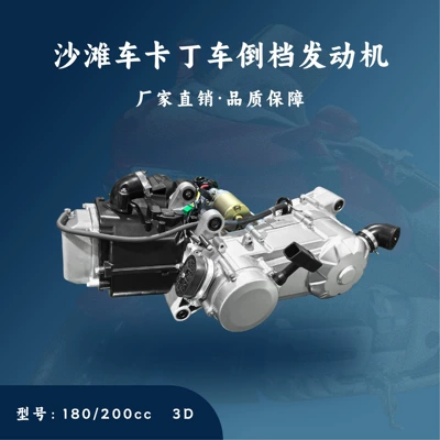 Shockproof Beach Vehicle Go-Kart Atv Stepless Variable Speed Reverse Gear Engine 200-3D with Balance Shaft 1P63Qml (Motorcycle engine and accessories)