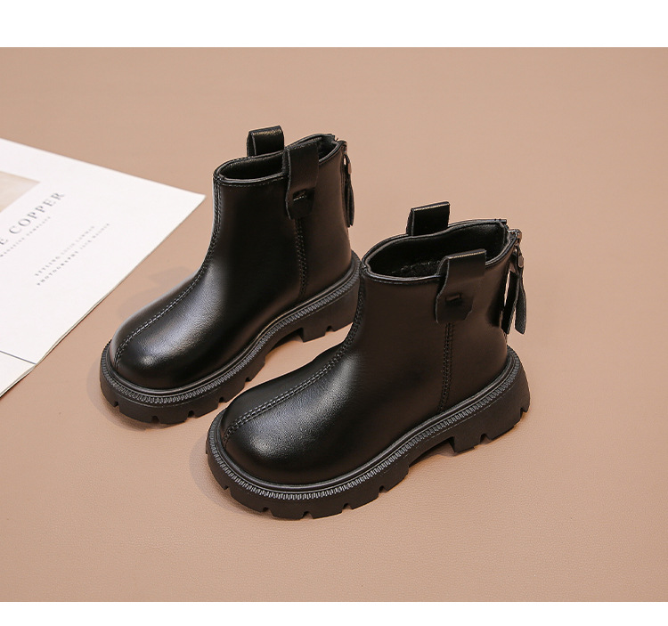 Kinder Martin Boots Warm Aus Samt Leder Für Jungen Und Mädchen_voghion.com