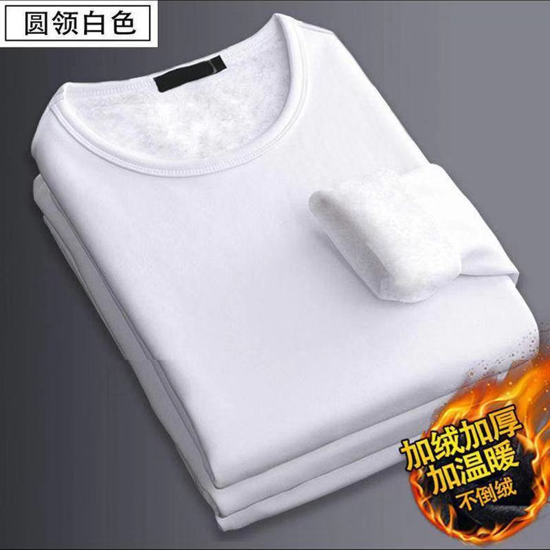 Demi-season long-sleeve with a round collar