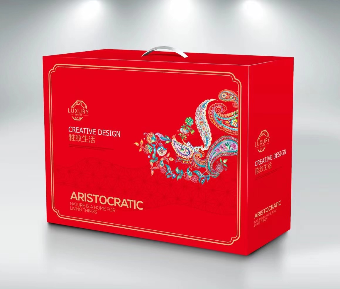 Hecha a medida verano fresco está acondicionado por la actividad abierta caja de regalo de seda verano embalaje caja de cartón en stock puede agregar logotipo