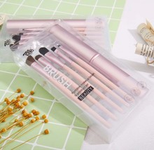 酷品化妆刷套装粉色黑色初学者木柄材质美妆工具眼影刷一件代发