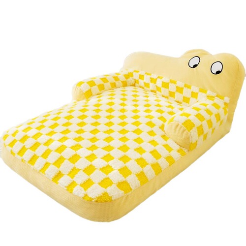 Pet Autumn and Winter Dopamine Dog Bed Warmth Removable Dog Bed Dog Sofa Winter Mat Bed Pad Four Seasons Cat Bed
