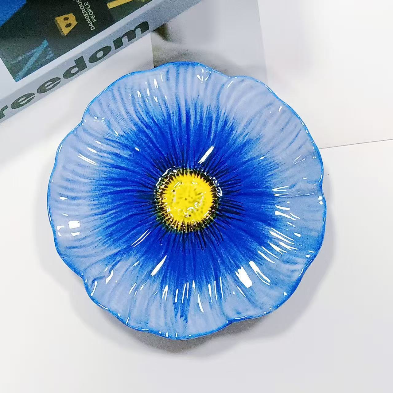 Yumei flores de cerámica taza de café plato creativo de alto valor familiar taza de leche de desayuno de oficina menú de la tarde