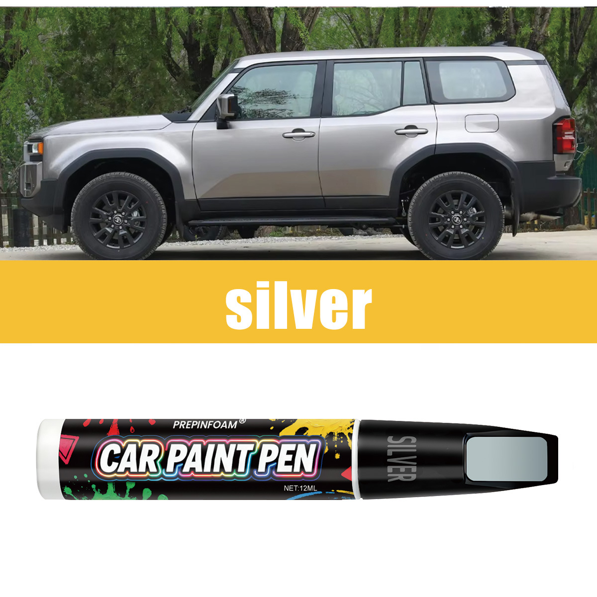 Car Paint: Hànmǎ - p40-silver