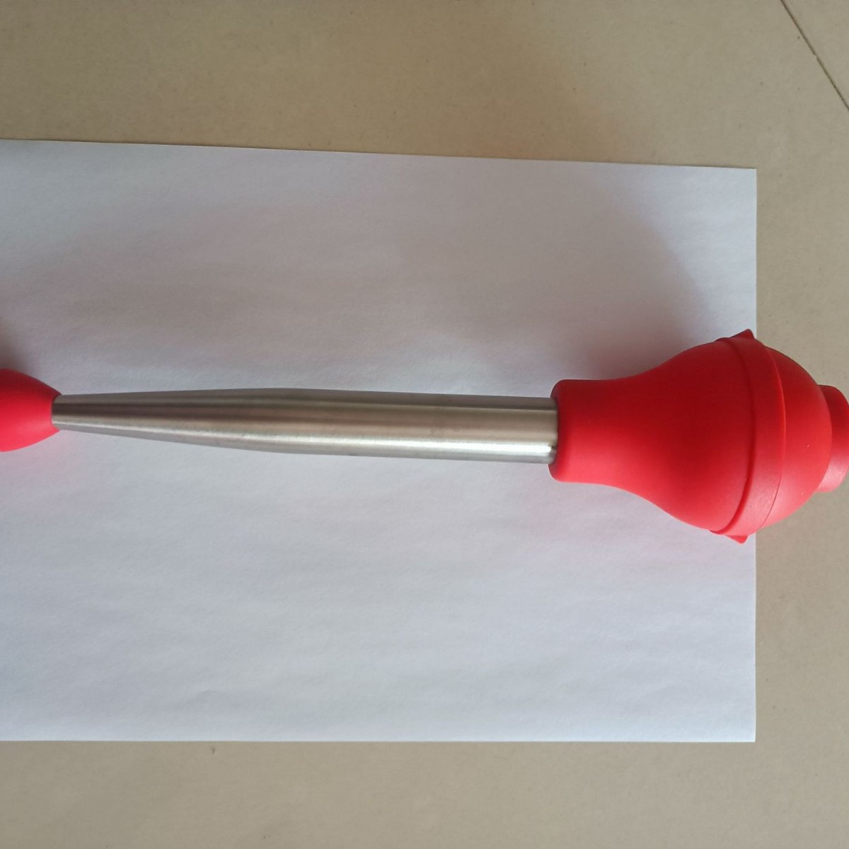 De Acero inoxidable aguja de pavo suministro directo transfronterizo bomba de pollo de silicona herramienta de bomba de condimento de pavo tubo de succión de aceite de silicona