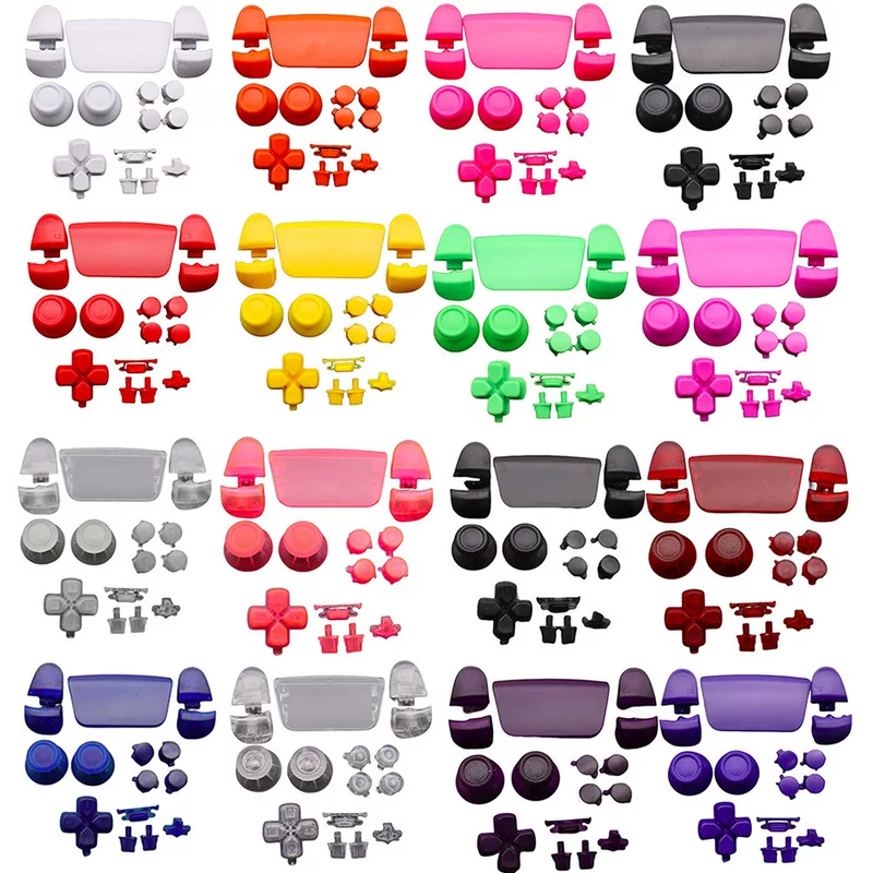 PS5 handle button PS5 handle shell replace the button DIY plastic button full set of accessories ABXY cross keys