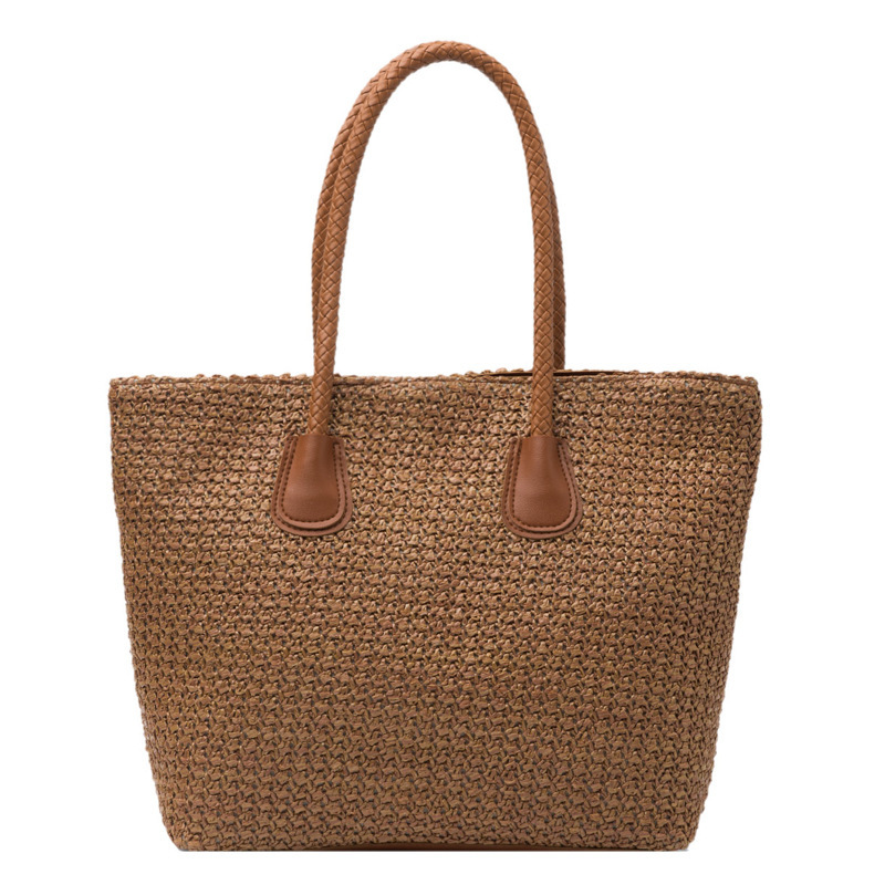 Trend summer straw shoulder bag