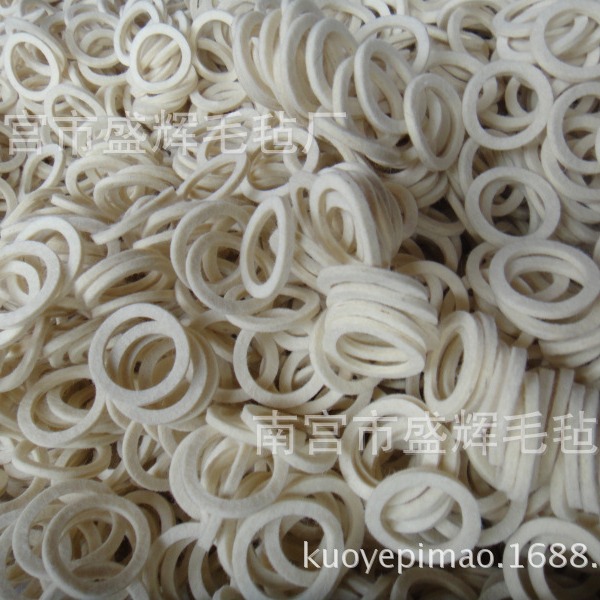 异形密封圈微电机专用机械密封密封羊毛毡垫圈 背胶毛毡垫O型圈