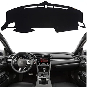 2021-2016 Honda Civic dashboard mat for left and right-hand drive, anti-glare mat for dashboard