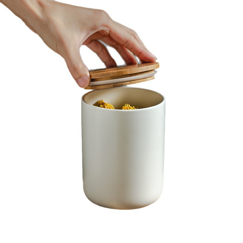 Tarro de Almacenamiento Sellado de Cerámica para Cocina y Té