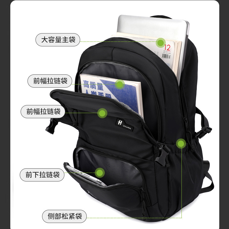 Mochila de pescado natural para niños 6 - 12 años de edad, bolsas de estudiantes resistentes a la suciedad, espalda para grados 3 - 6 para reducir la carga.