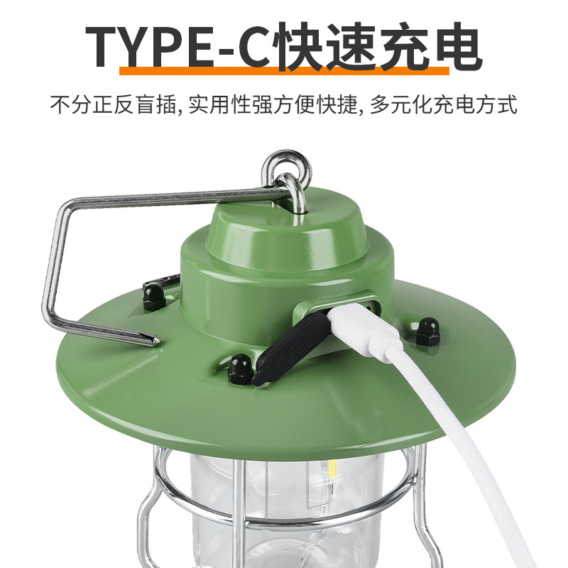 Nueva Luz de camping iluminación al aire libre multifuncional impermeable luz de emergencia del hogar larga resistencia LED resalte multi-engranaje ajustable