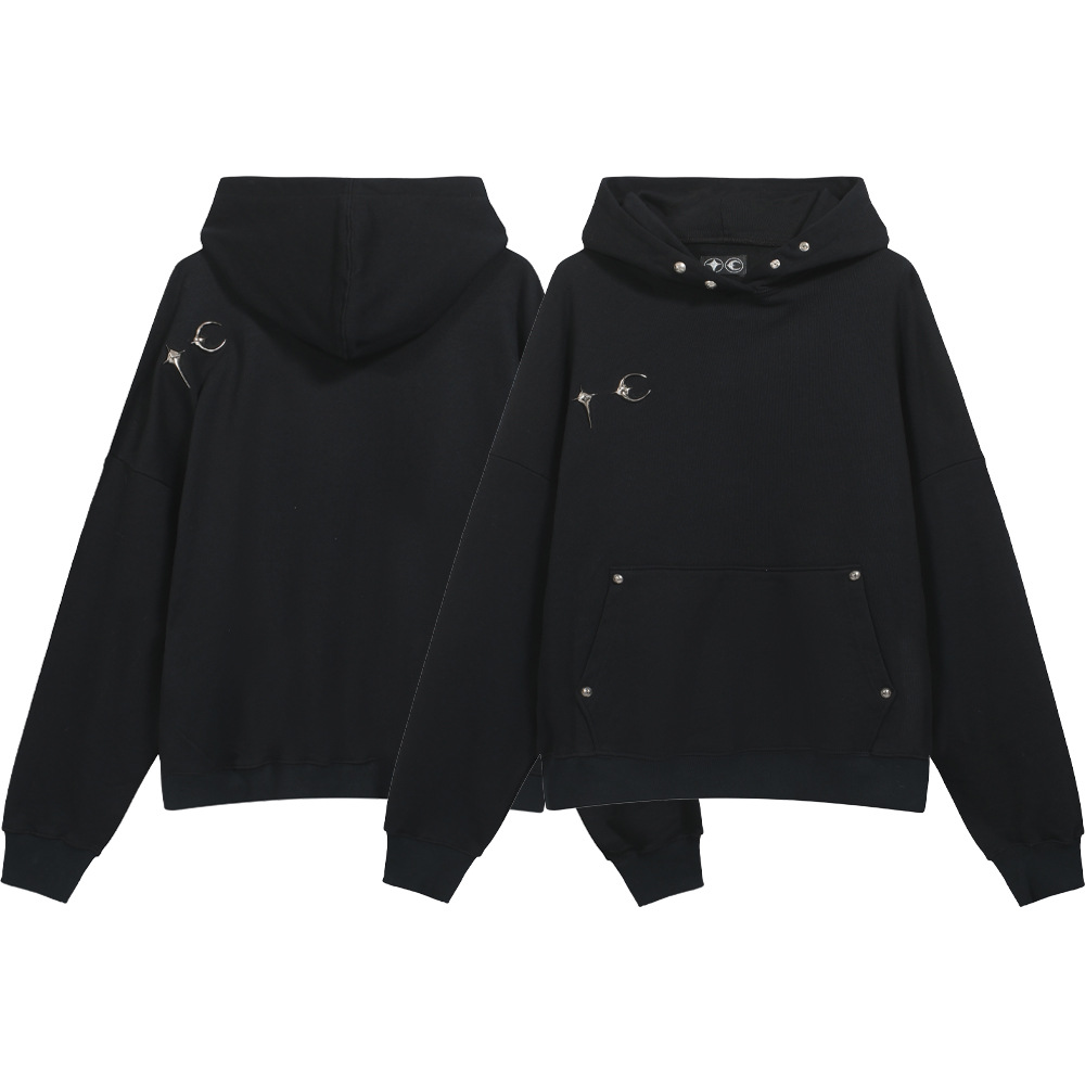 Heavyweight Thug Club Park Jae-bum Star Moon Metal Design Cleanfit Hooded