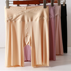 100-200斤大碼安全褲加襠免穿內褲shoufu高腰胖mm五分褲50238