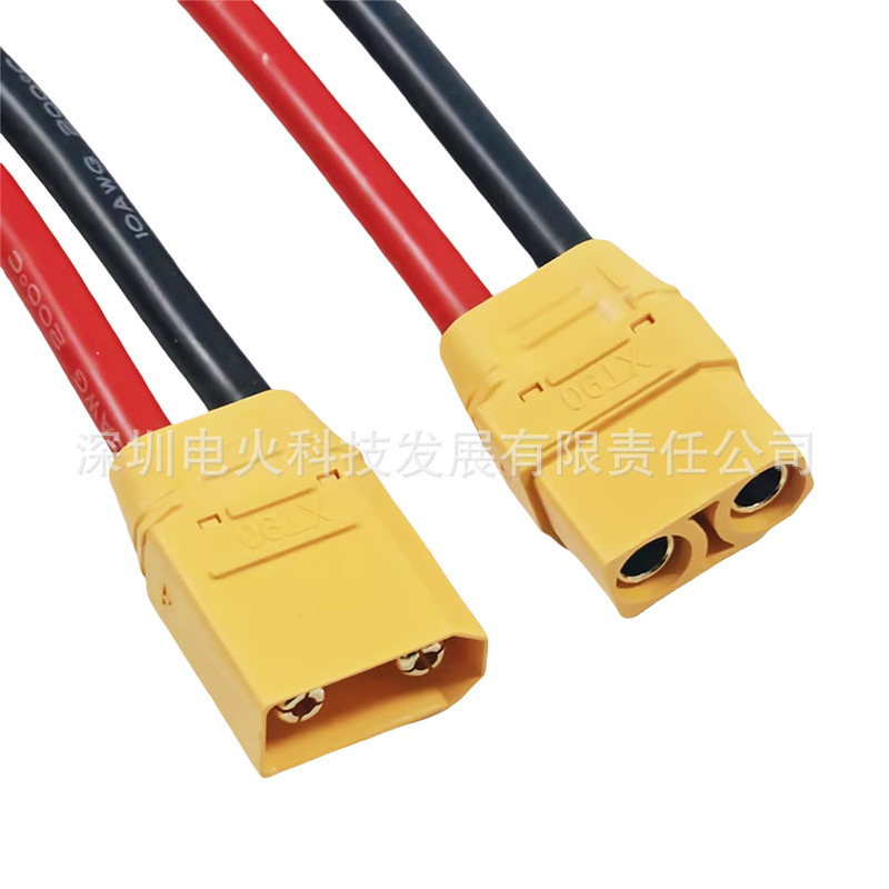 AmassXT90H male and female lithium battery connector high current banana plug XT90H cable AmassXT90H male and female lithium battery connector high current banana plug XT90H cable