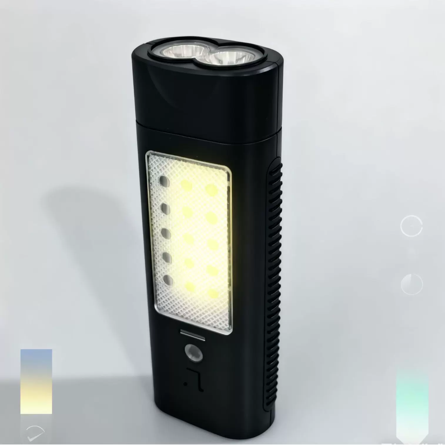 跨境强光电筒充电便携超长续航户外远射防水多功能家用爆亮手电筒