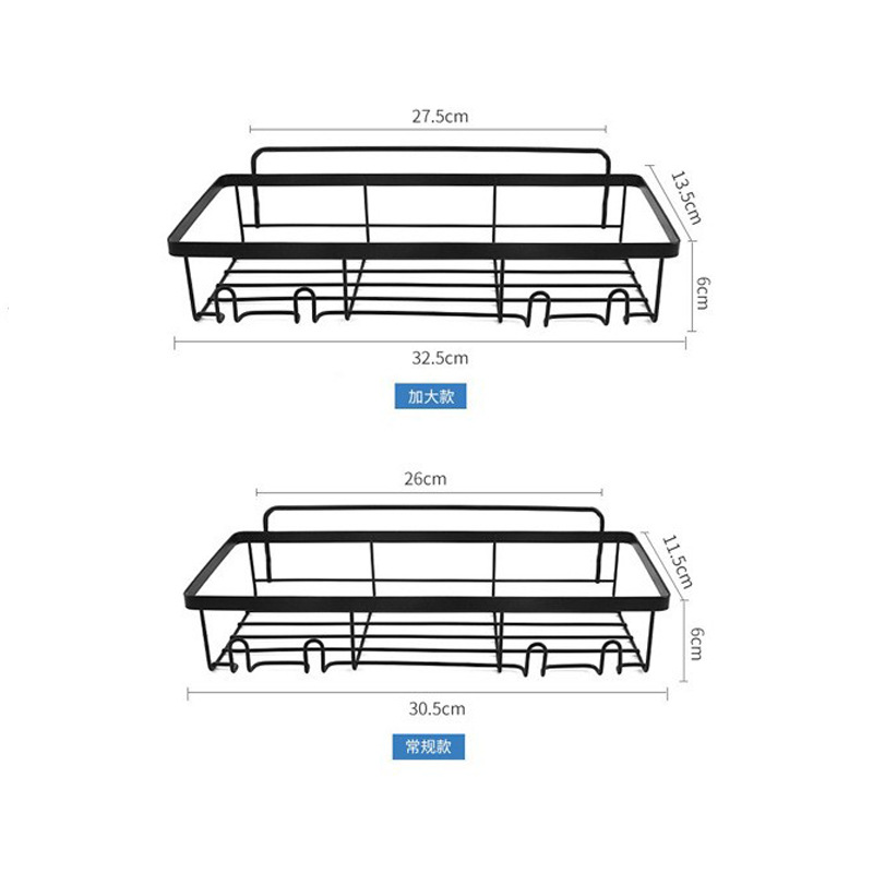 Racks de baño transfronterizos sin agujeros en la pared para almacenar estantes de baño para jabón y artículos de tocador