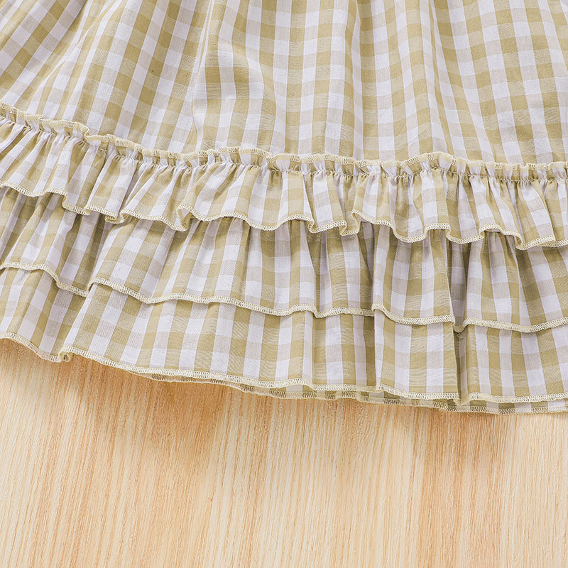 New Plaid Dress Children's Casual Skirt Spring And Autumn Little Girl A-line Skirt display picture 4