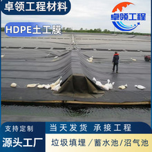 电厂里蓄水池土工膜1mm土工膜尾矿库人工湖防渗hdpe土工膜