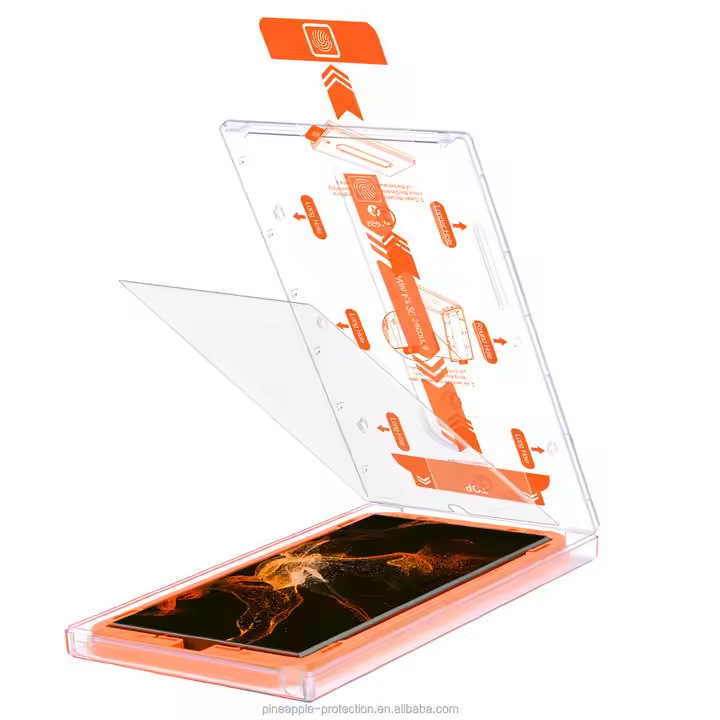 Protector de pantalla de película templada de alta definición, libre de polvo, apto para Samsung s26u/S25+/S23/S24+, a prueba de polvo y golpes.