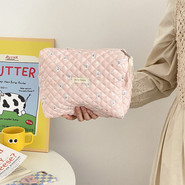 Brand cute capacious handheld organizer bag