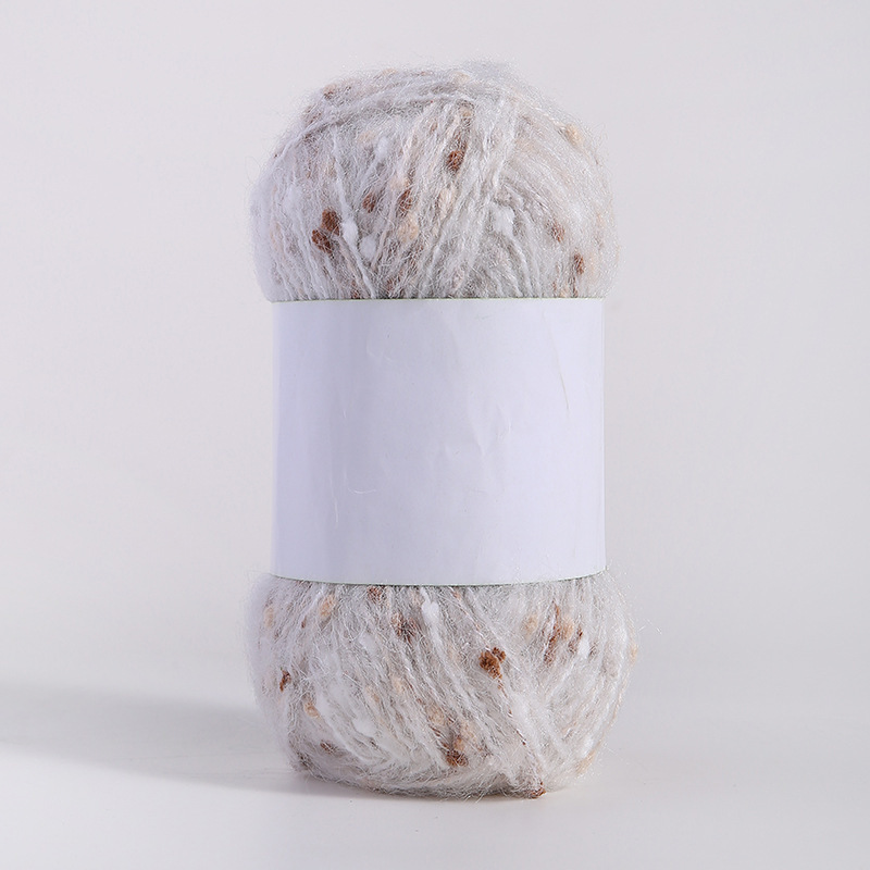 Doudou hilo hilo de bufanda hilo de lana punto de color mohael hilo tejido a mano diy arco iris tenis de mesa hilo mixto hilo de punto de pareja