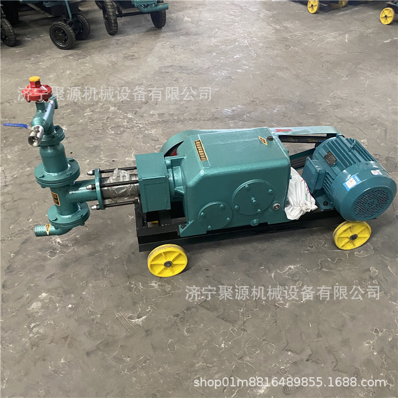 BW50-3卧式单缸注浆机 建筑小型注浆堵漏泥浆泵 活塞式灰浆注浆泵