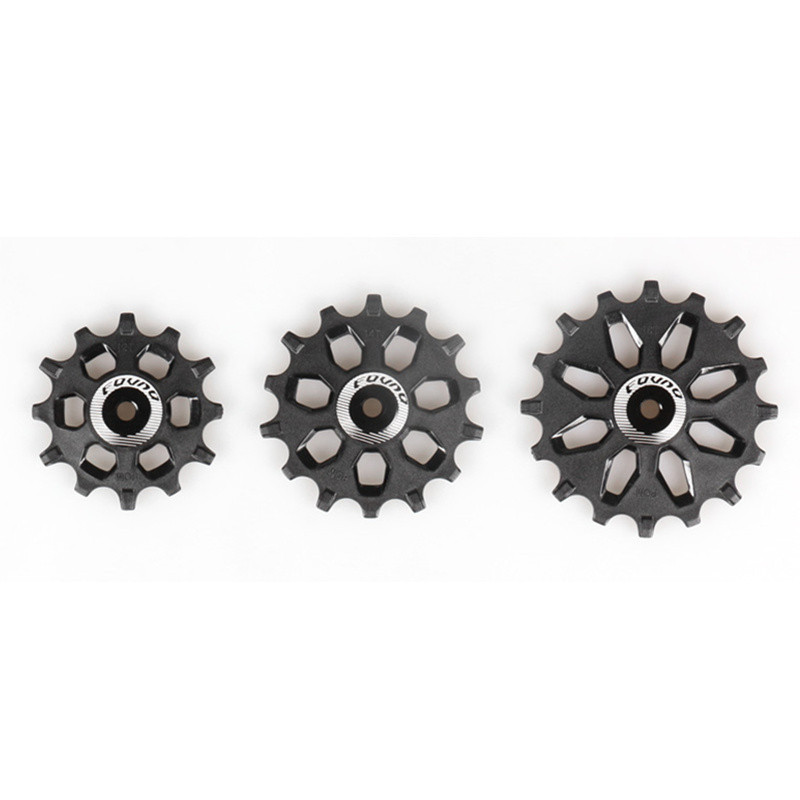 Fovno 12t 14t 16t desviador trasero polea bloque ancho estrecho diente guía rueda carretera bicicleta 7-12 velocidad