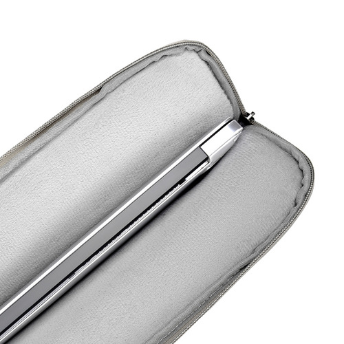 Nordic simple tablet liner bag thin women's laptop shoulder bag PU cross-border processing LOGO