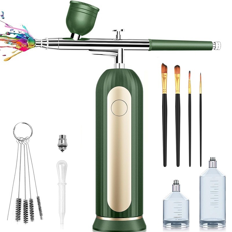 녹색 180KPA 산소 주입기 (예비 노즐 브러시 2 개 포함)