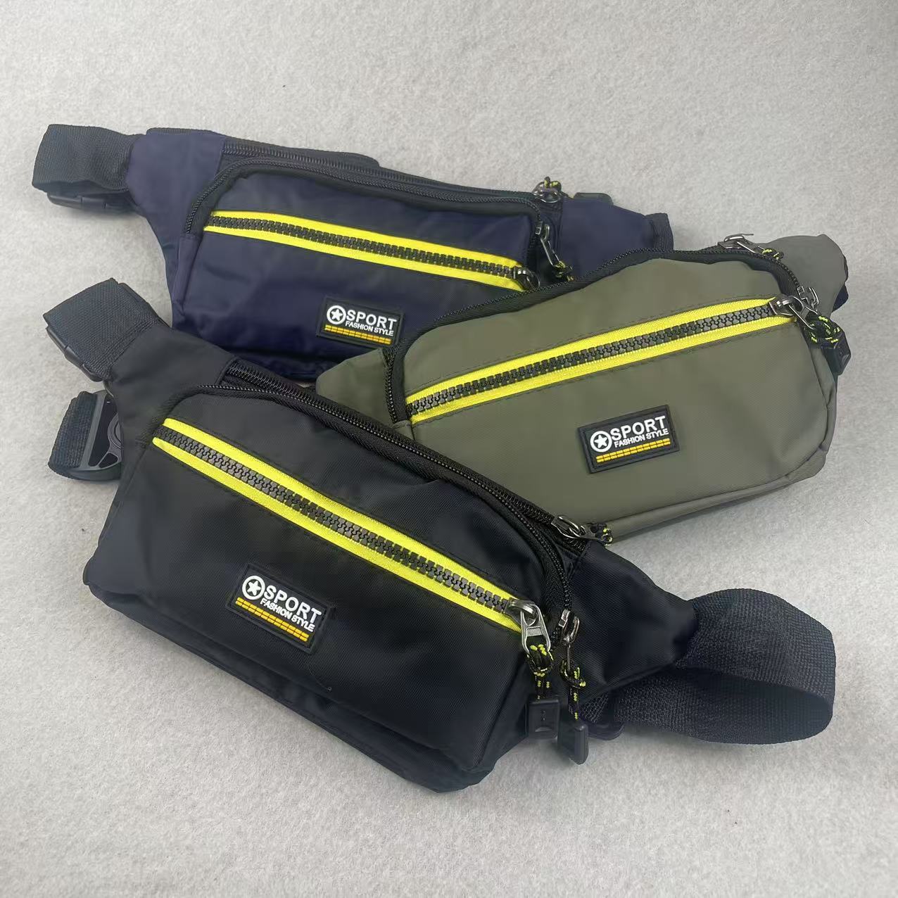 New Cross-Border Waist Bag for Men and Women Working on Construction Sites, Mobile Phone Bag, Strong and Durable, Multi-Layered Stall Business Collection Wallet