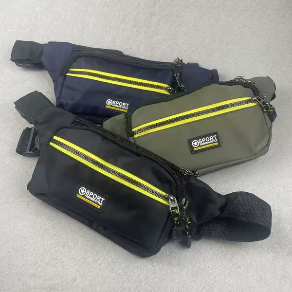New Cross-Border Waist Bag for Men and Women Working on Construction Sites, Mobile Phone Bag, Strong and Durable, Multi-Layered Stall Business Collection Wallet
