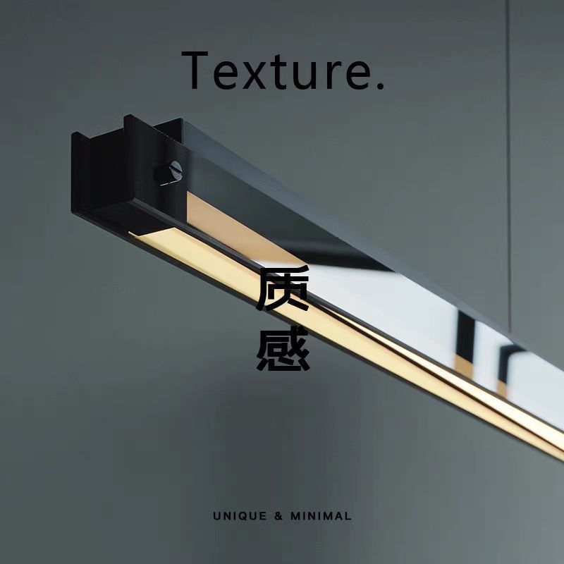 意式极简 餐厅吊灯现代简约高端设计师时尚光影艺术玻璃吧台岛台|undefined
