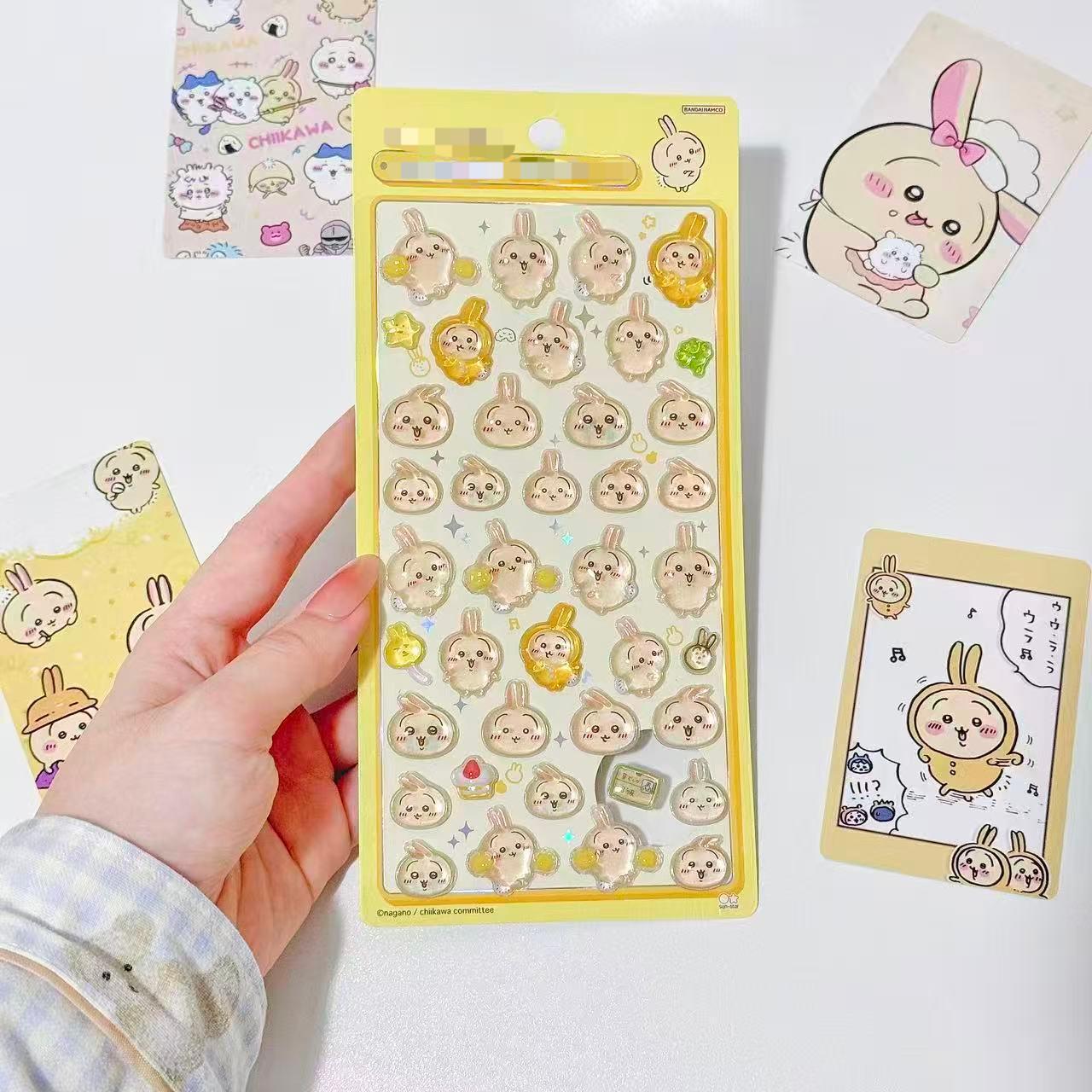 귀여운 캐릭터 크리스탈 입체 스티커 다이어리 꾸미기
