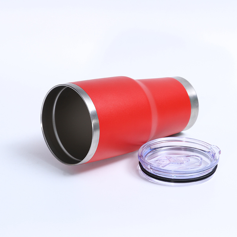 Gran capacidad 30oz taza de vacío de acero inoxidable al aire libre portátil taza de plástico spray sellado taza de helado con tapa
