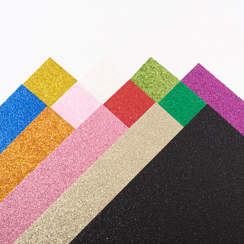 Papel en polvo de 250 g, papel con purpurina, papel con polvo brillante, material flash para marcado láser disponible en stock.