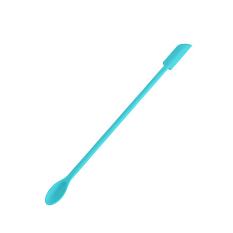 Nuevos cosméticos primicia productos de cuidado de la piel mini silicona de doble cabeza pequeña punta raspador mantequilla mermelada raspador conjunto de 3 piezas