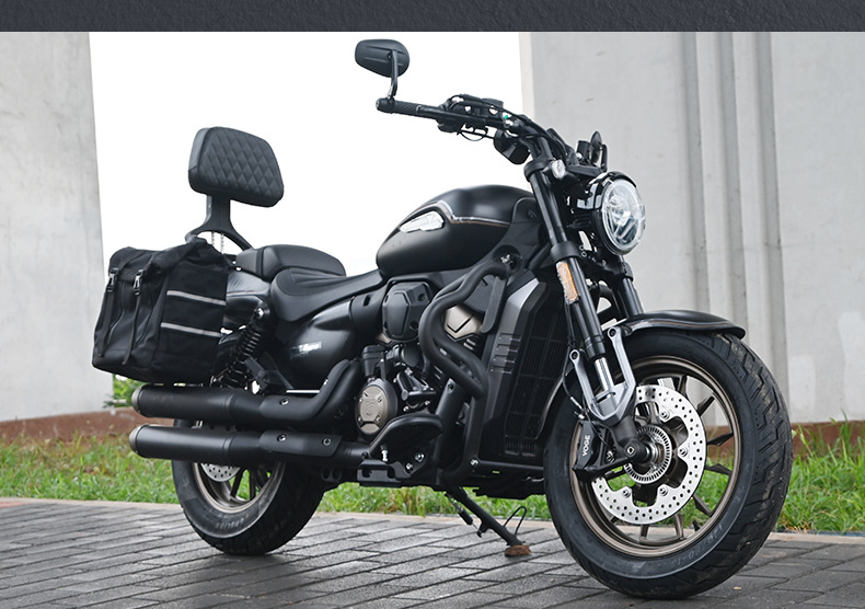Suitable for Longxin Wuji Cu250 Crash Guard, Amt Automatic Gear Bumper, Anti-Fall Folding Backrest, Second-Generation Side Bag Modification