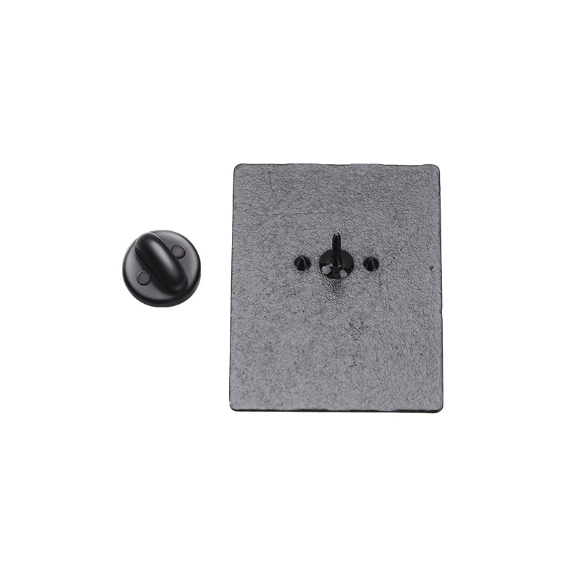 Streetwear Pin Letter Hamburger Alloy Stoving Varnish Unisex Brooches display picture 2