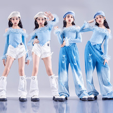 儿童爵士舞服装女童T台走秀潮少儿时髦甜酷表演服女团舞蹈演出服