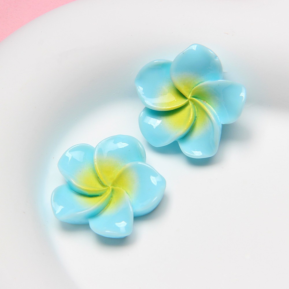 Nueva resina colorido huevo flor DIY crema pegamento accesorios agujero zapatos hebilla horquilla espárragos caja del teléfono Accesorios