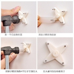 No punching nail hook, powerful wall nail, invisible nail photo frame, photo wall, traceless nail photo frame, no punching hook