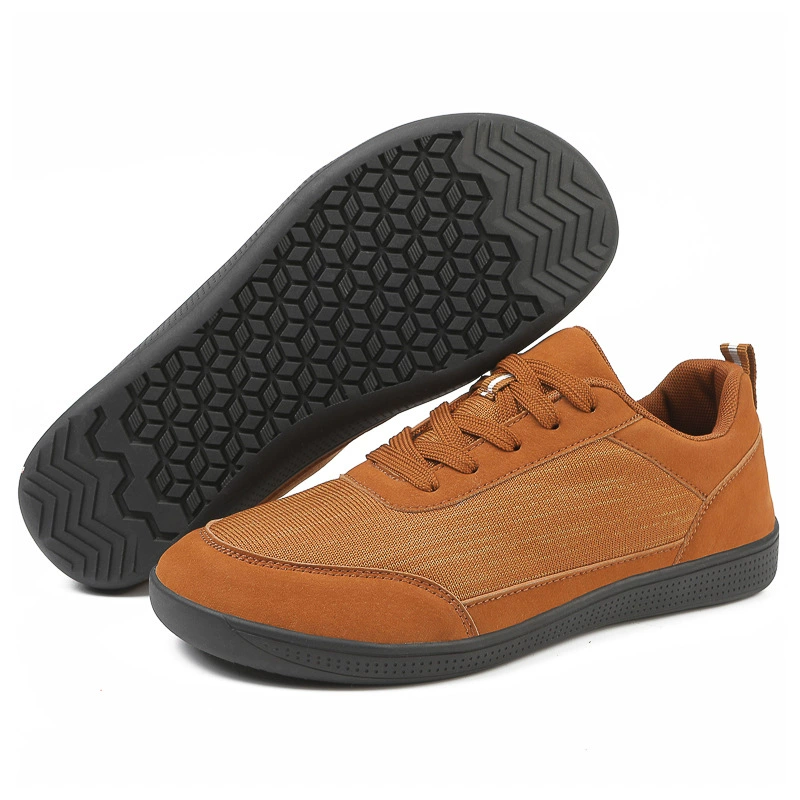 Трансграничная Новая мужская обувь больших размеров для пар, летающая тканая дышащая обувь с широким носком, босые ноги, трансграничная Расширенная Мужская Уличная Повседневная обувь