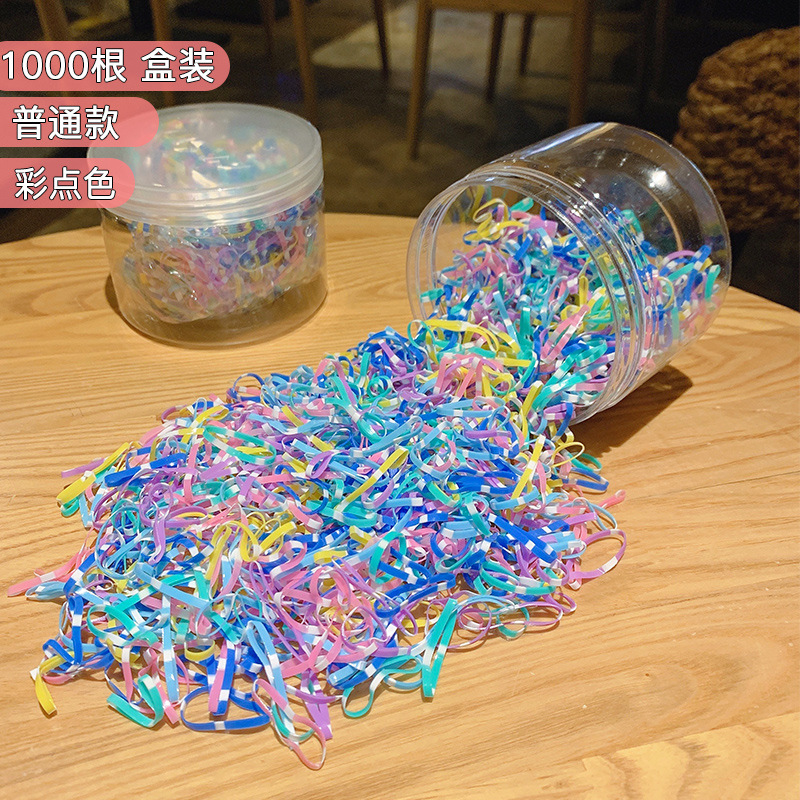 Pequeña banda de goma disponible negra para las mujeres, alta banda de goma elástico y durable, Banda del pelo, Banda del pelo para las muchachas