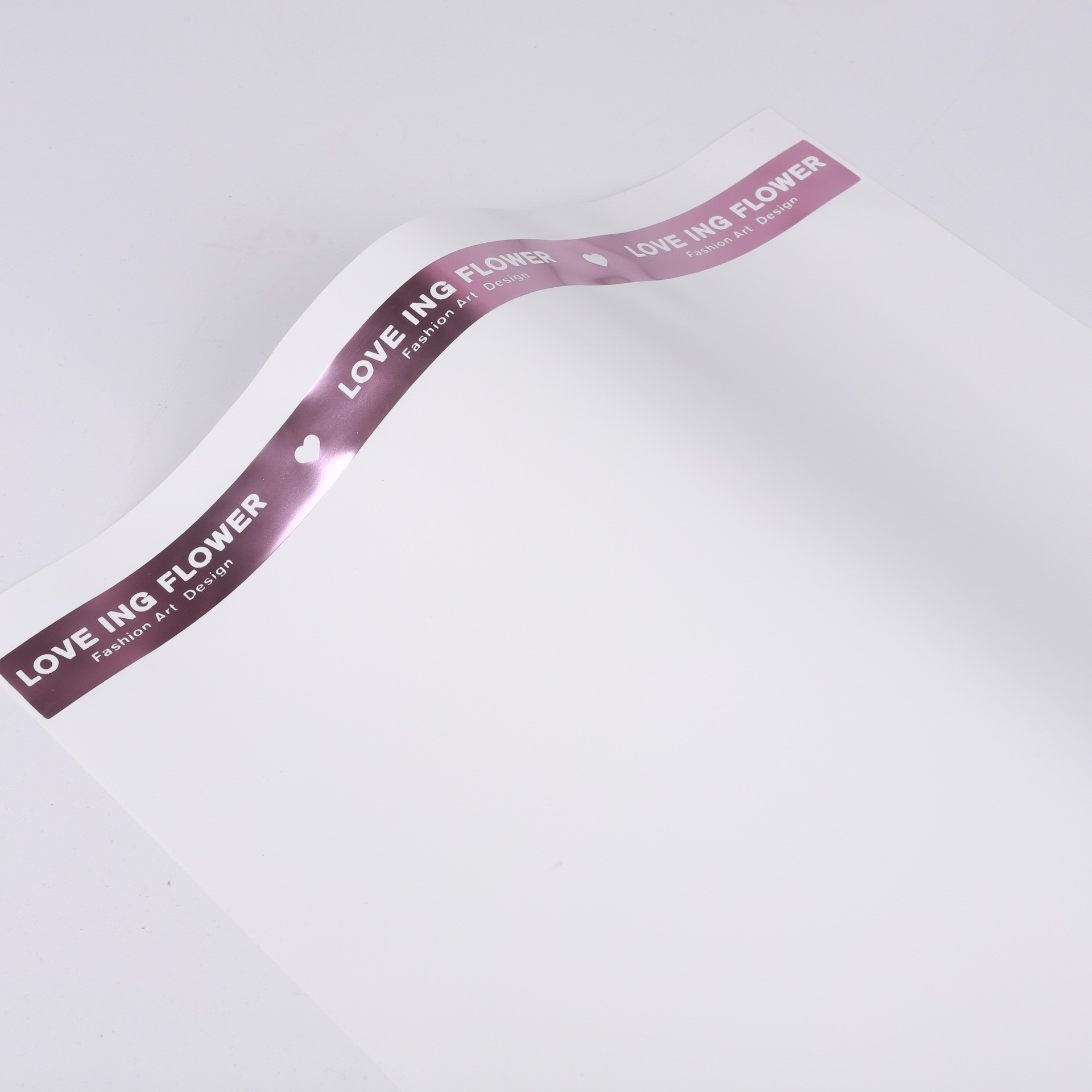 Tanabata bronceado papel de ramo simple embalaje de ramo pequeño papel de embalaje de flores impermeable feliz día de San Valentín papel de embalaje de flores