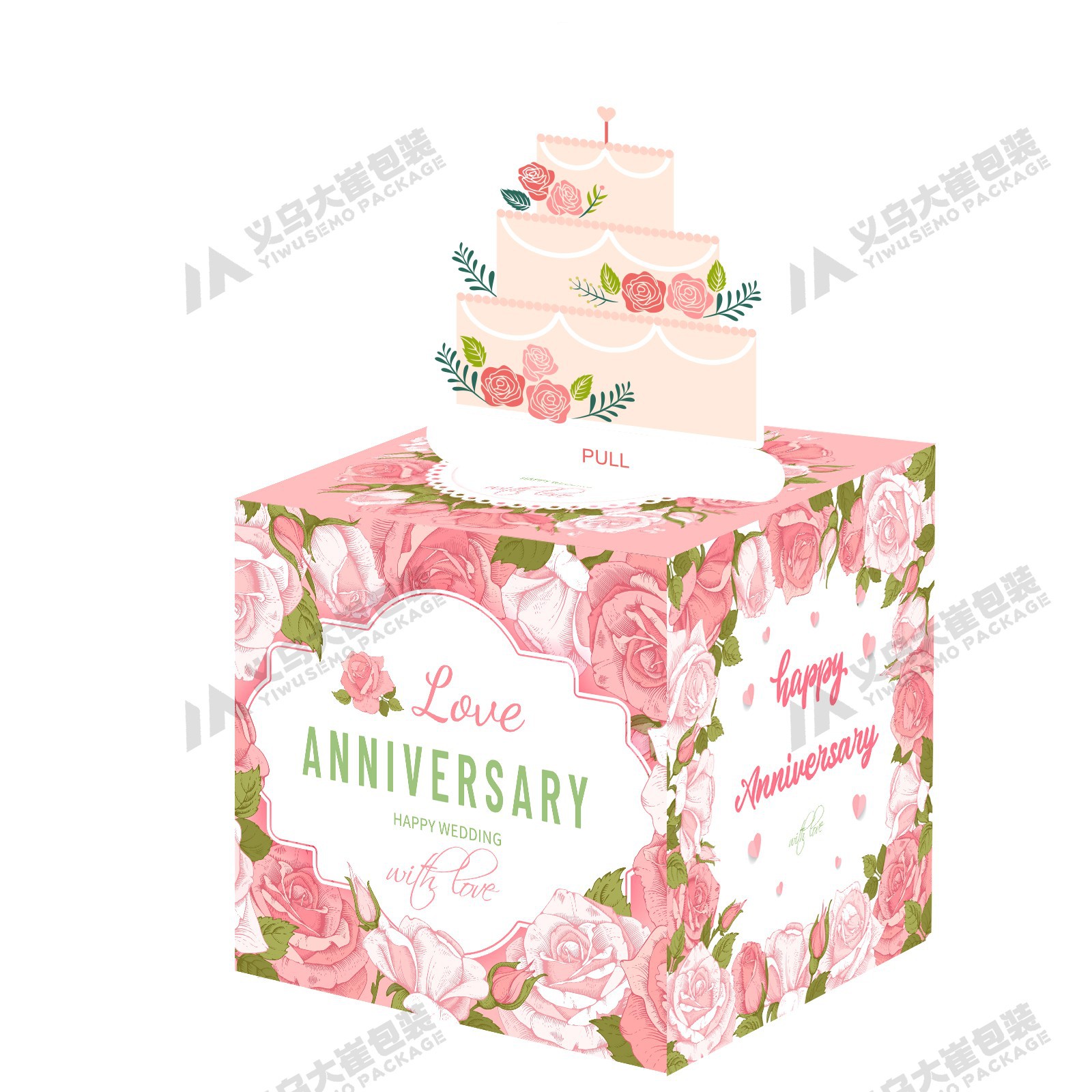 스팟 핑크 로즈 케이크 39