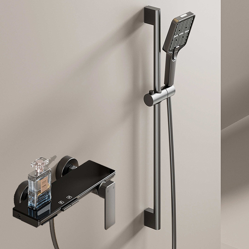 Bathroom Topless Shower Set for Home Use, Separate Hot and Cold Simple Shower System, Adjustable Height, Complete Set Bathroom Topless Shower Set for Home Use, Separate Hot and Cold Simple Shower System, Adjustable Height, Complete Set