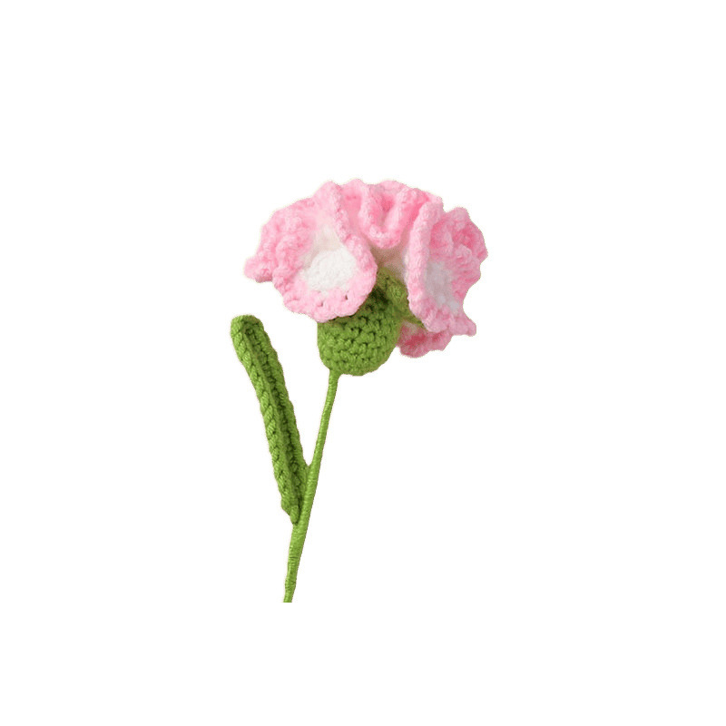 クロスボーダー完成品ウールかぎ針編みカーネーションブーケ手編み造花編み花母の日小|undefined