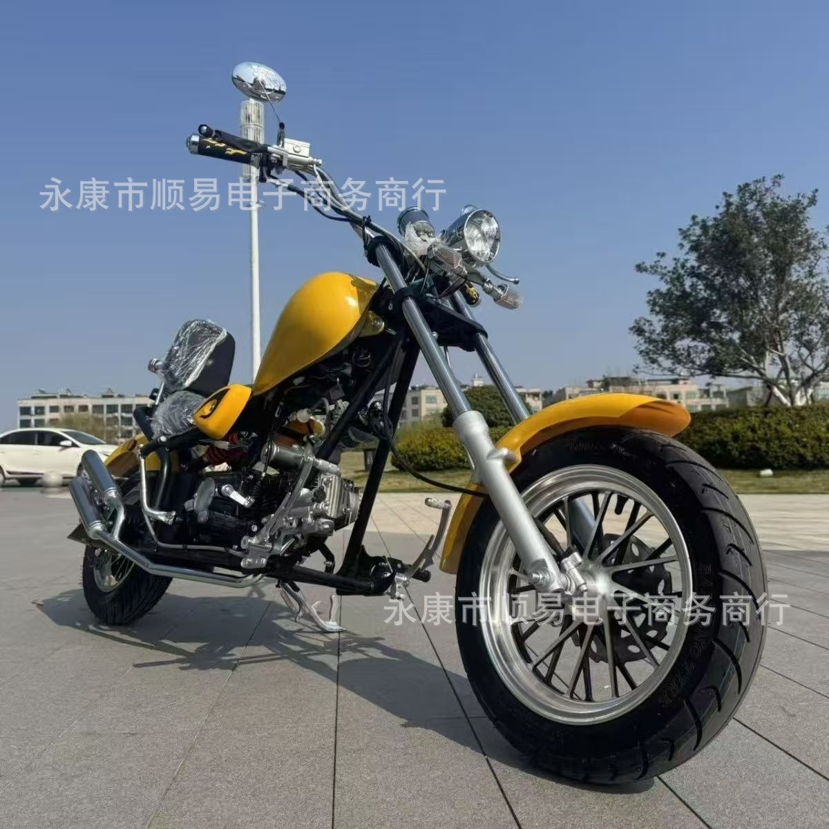 Harley Prince Motorcycle 125Cc Adult Scooter Personalized Retro Scooter Women's Street Bike Off-Road Motorcycle
