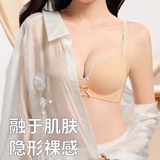 原版新款小聚蛋无钢圈无痕内衣女小胸聚拢文胸收副乳加厚专用胸罩